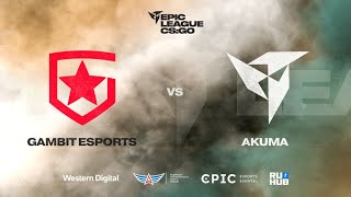 Gambit Esports vs Akuma - EPIC CIS League Spring 2021 - map2 - de_vertigo [TheCraggy &amp; Gromjkeee]