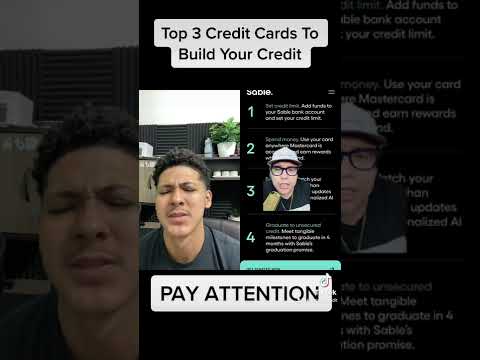 Top 3 Credit Cards To Build Credit!!!