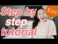 How to Open Your First Etsy Shop Step By Step Tutorial