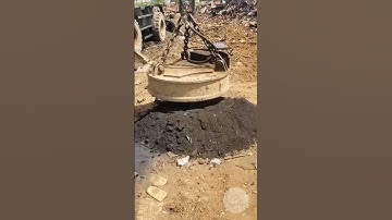 Electromagnetic Crane !? #magnet #amazing #machinery #machines #technology #howitsmade #howitworks