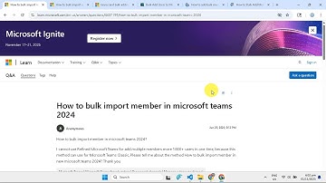 How To Add Multiple Members In Ms Teams In One Go Bulk Add Members To Ms Teams