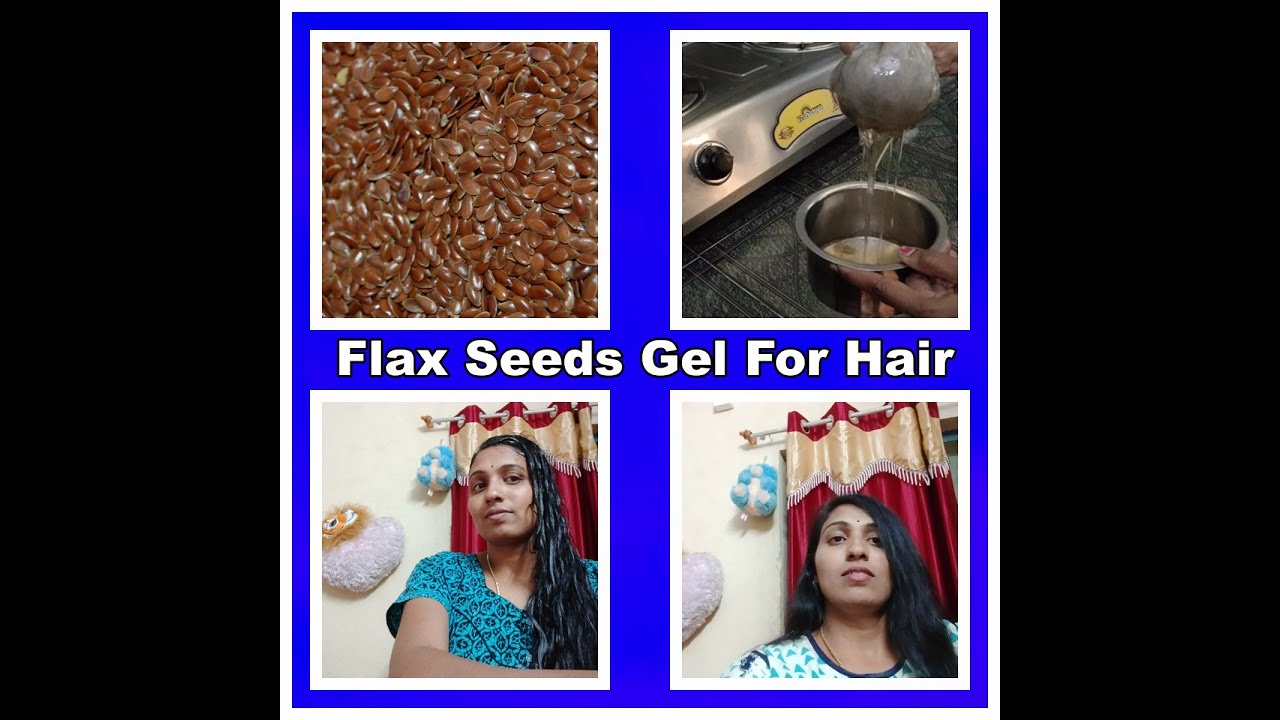 DIYFLAX SEEDS GEL FOR BETTER HAIR GROWTH IN TELUGU AVISA GINJALA