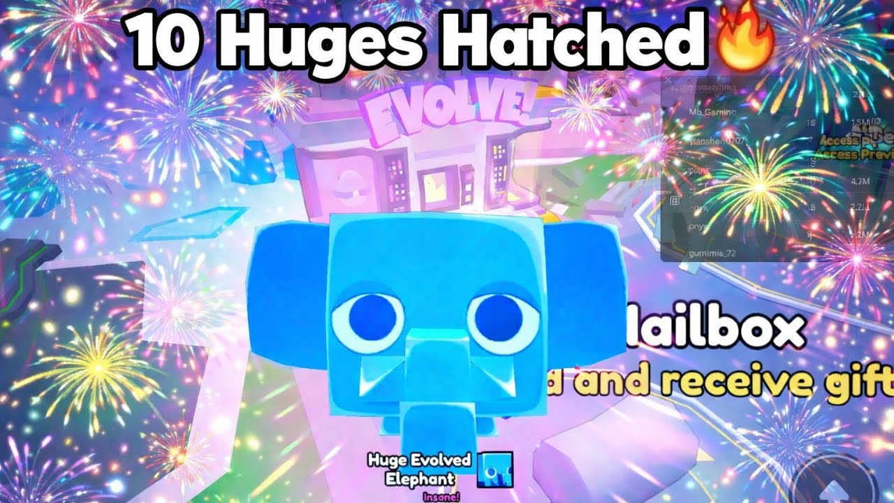 I Crafted 10 Evolved Huges In Pet Simulator 99!!!