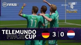 Alemania vs. Holanda: 3-0 Goals & Highlights | FIFA 20 Cup | Telemundo Deportes