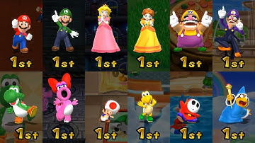 Mario Party 9 – All Characters 1st Place Victory Animations