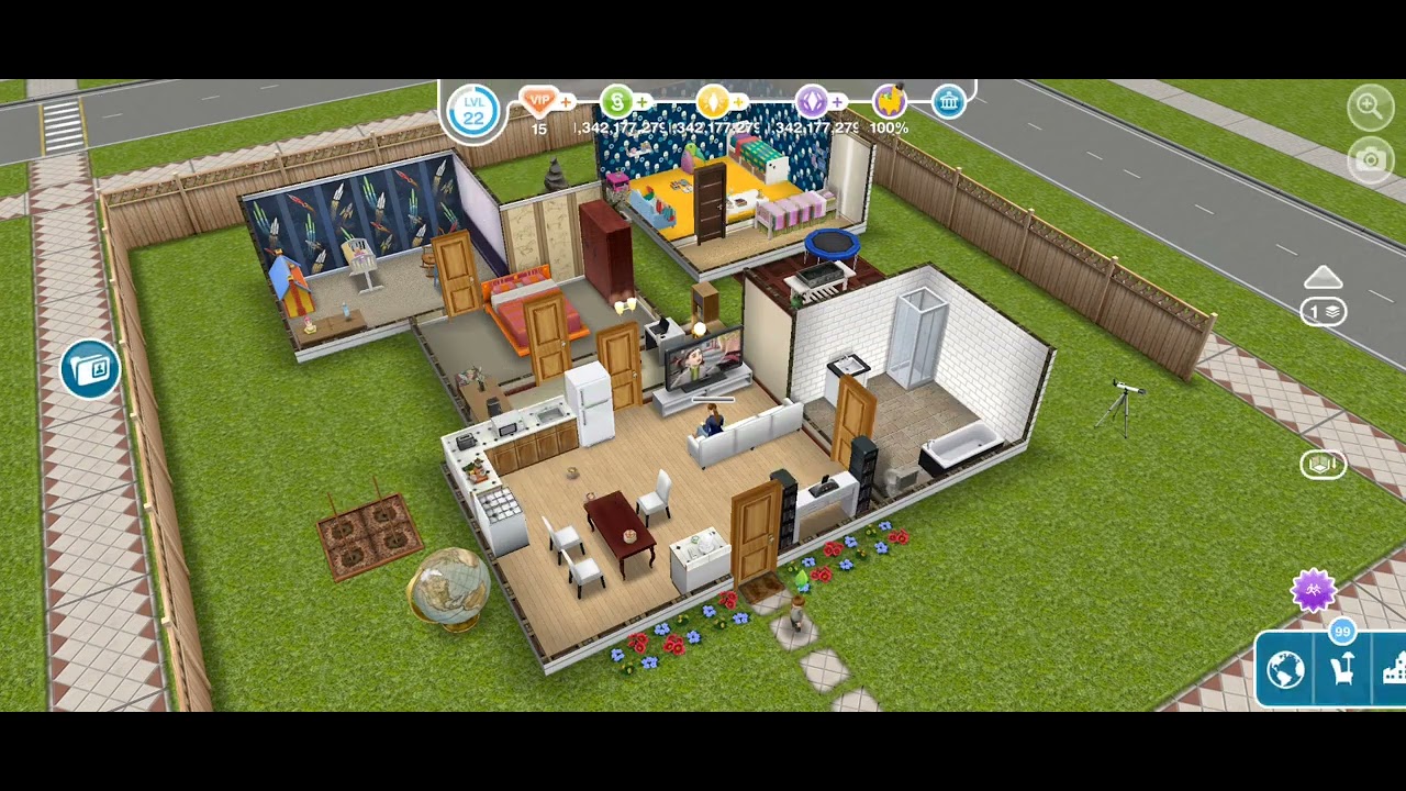 The Sims Freeplay DIY Homes Love Dovey Balcony Quest Completed YouTube