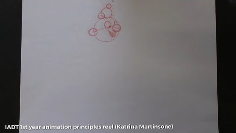 IADT animation principles reel (Katrina Martinsone) (1st yr)
