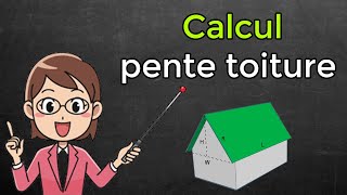 Comment calculer le degré de pente d'une toiture ?