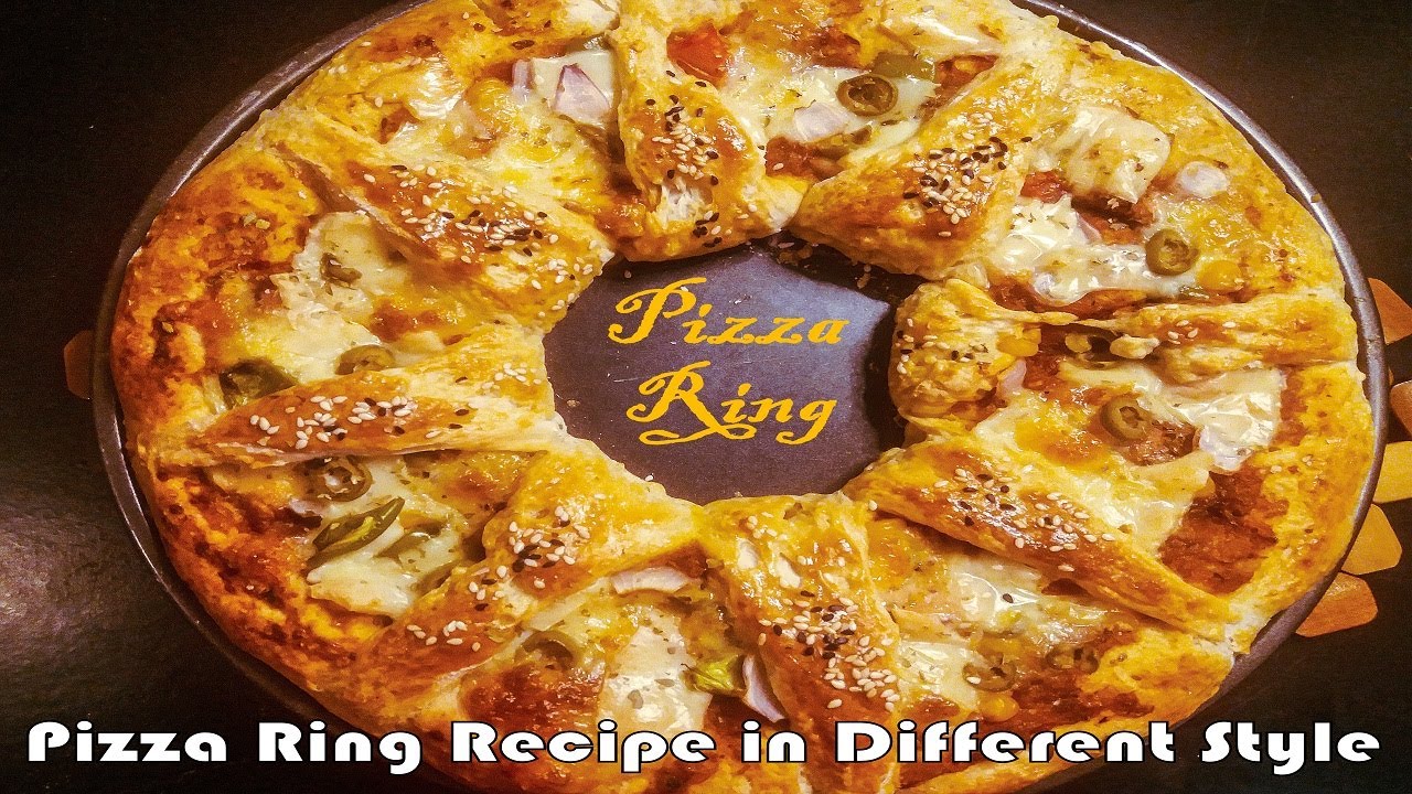 Pizza Ring || Homemade easy pizza ring recipe - YouTube