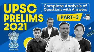 UPSC Prelims 2021 - Complete Analysis of Questions with Answers, History, Art & Culture, Agriculture