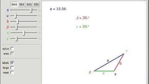 Solving Oblique Triangles