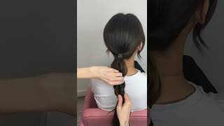 Learn how to do this faux fishtail braid! #hairtutorial #braidtutorial