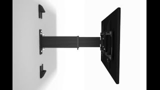 Slim Full-Motion TV Wall Mount Bracket (Max 66 lbs, 23 – 42 inch) Sliding full motion TV wall mount, Xantron PREMIUM-663