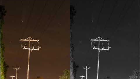 Comet C/2020 F3 NEOWISE - Wide Angle Full Sequence - Dual Exposure View