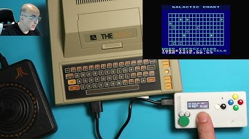 Atari 400 Mini with Original Atari Joysticks using iCode Duo Plus USB Adapter
