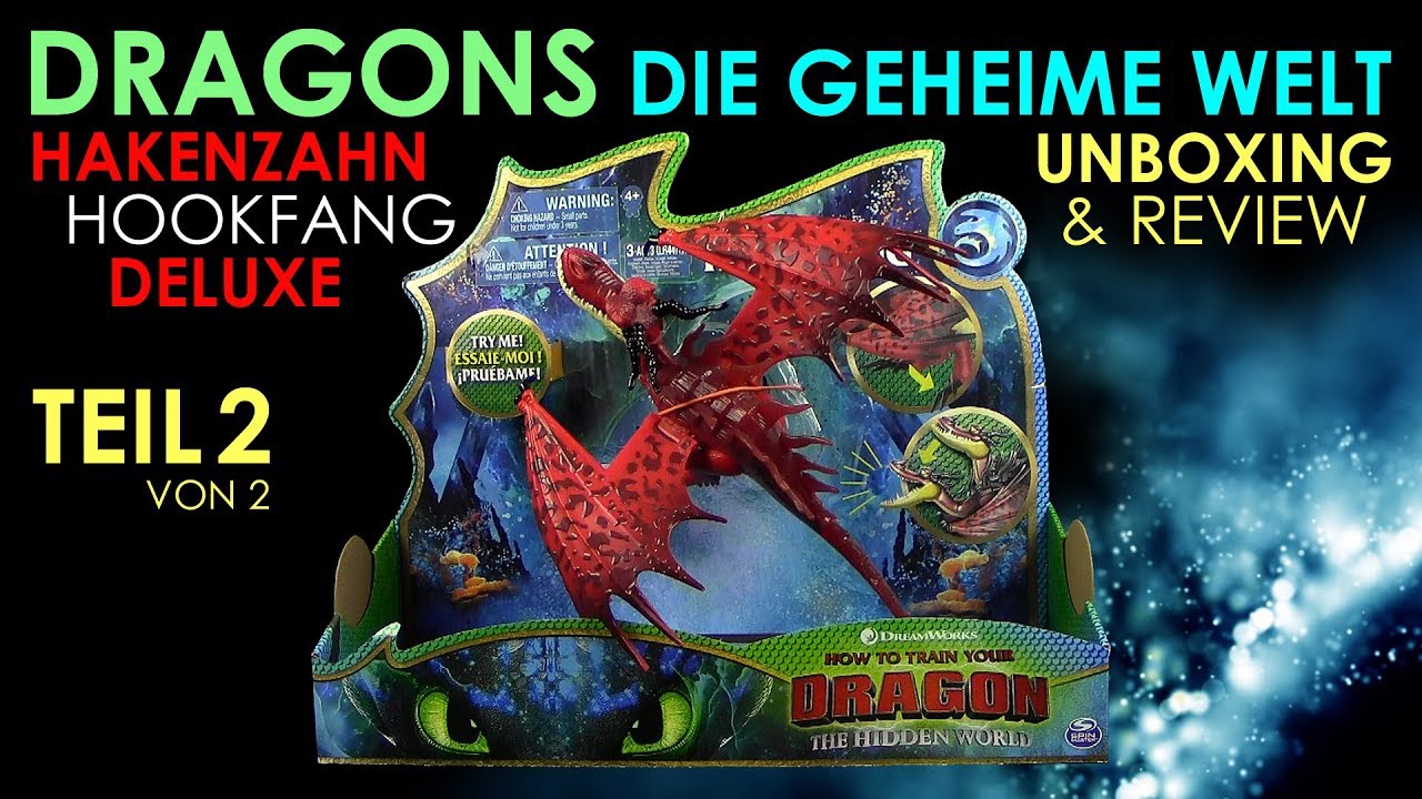 Neu Spin Master Dragons Hookfang Movie Line Hakenzahn Deluxe Dragons 