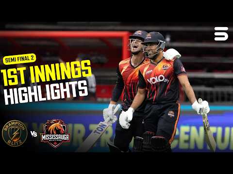 1st Innings Highlights | Mississauga Masters vs Brampton Blitz | SF 2 | Canada Super 60 | HA1J