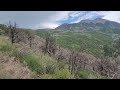 View coming down La Sal Pass Utah