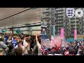 England Fans Celebrating After Beating Germany 2:0 And Reaching The Quarter-Final Of The EUROS