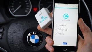 Carista OBD2 BMW VAG coding diagnostic interface for iOS Android screenshot 5