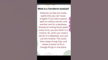 What is a Terraform module? #shorts #terraform #module