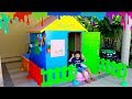 거대 집 만들기 예준이의 플레이하우스 색칠하기 키즈 하우스 꾸미기 Giant Playhouse Coloring Video for Kids
