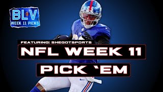 NFL Week 11 2022 Picks Straight up and Against The Spread W/ SheGotSports