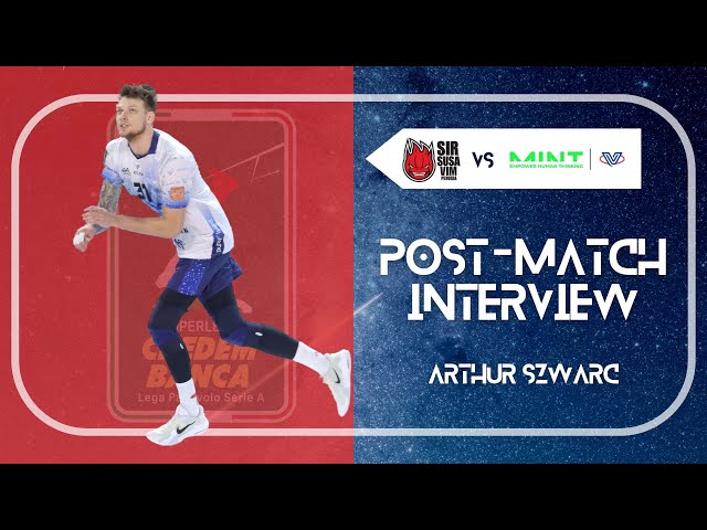 ARTHUR SZWARC | Post-match interview vs Perugia (Game 1)