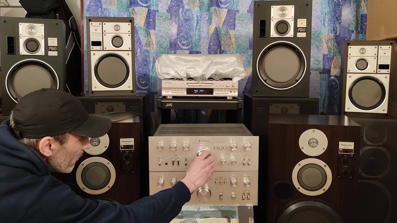 Сравнение звука - акустика Technics SB-F75 и SB-F90