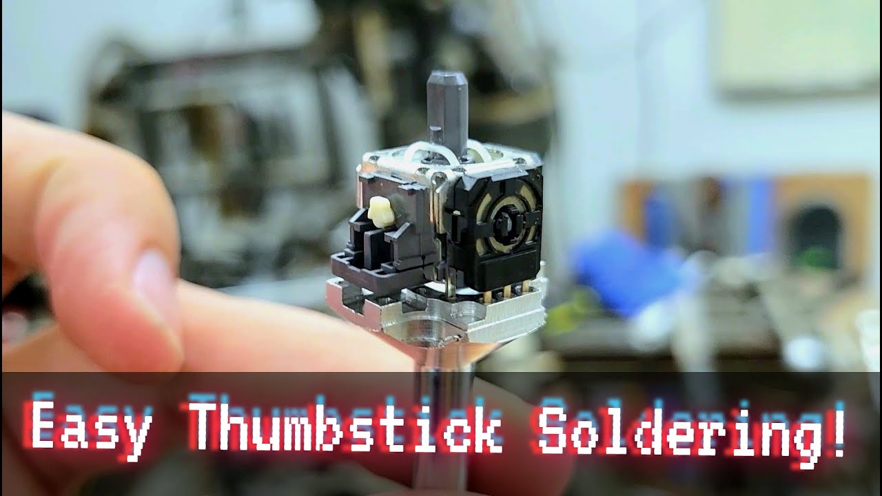 Thumbstick Soldering Made Easy! YouTube