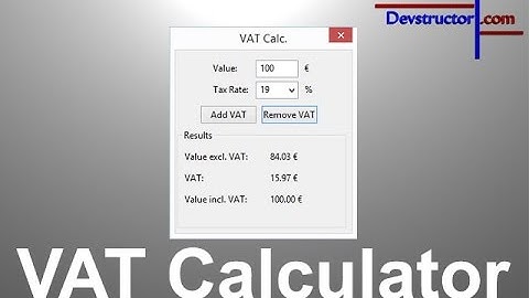Lazarus Tutorial #10 - Developing a VAT calculator