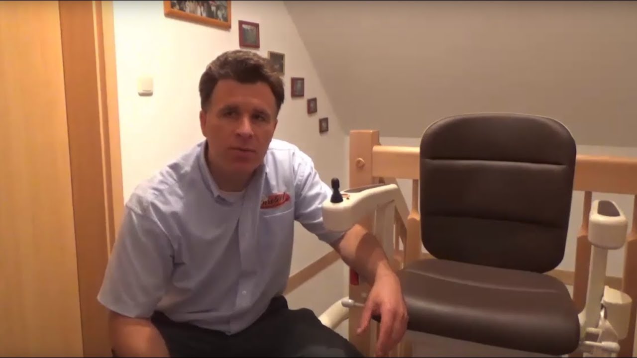 Kurventreppenlift | Handicare Freelift (Einrohrsystem)