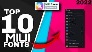 Top 10 MIUI free Fonts 2022 // how to download free fonts MIUI // free me best fonts MIUI screenshot 4