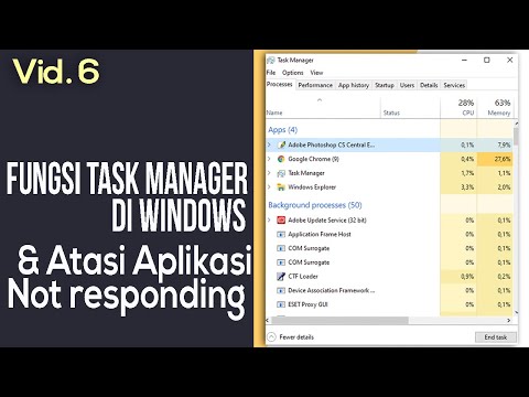 Mengenal Fungsi Task Manager Pada Windows