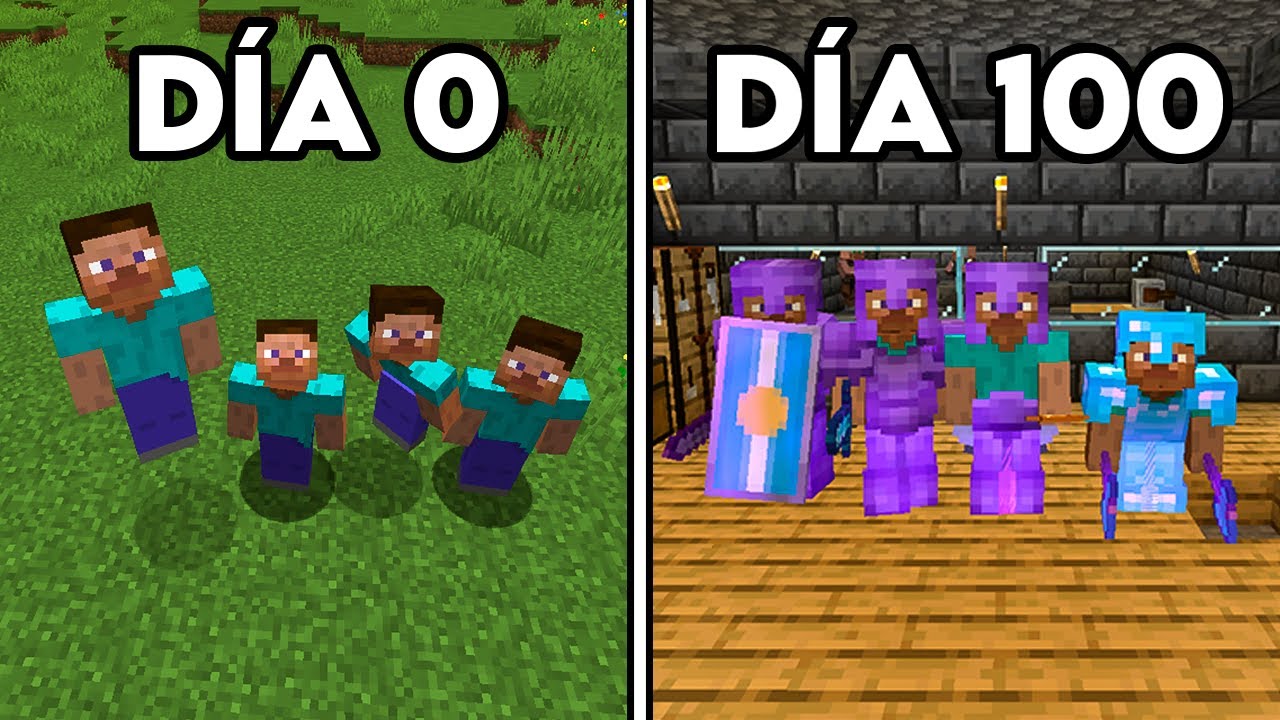 SOBREVIVÍ 100 DÍAS con SUSCRIPTORES en Minecraft: video thumbnail