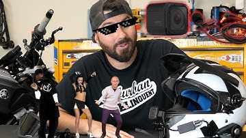 My Motovlogging Helmet How To Mega RockStar 5000