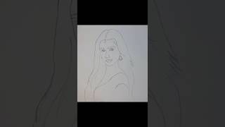 shraddha kapoor drawing//easy and simple drawing#art #drawing #shraddhakapoor