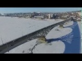 Зимний полет у моста Саратов - Энгельс