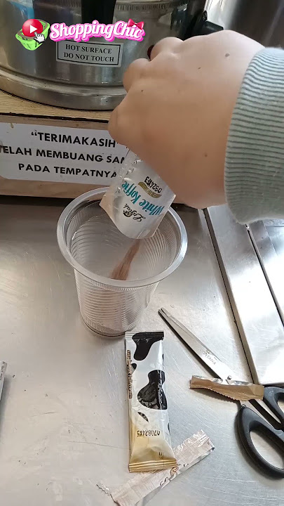 Luwak White Koffie Tarik Malaka #coffee #asmr #shorts
