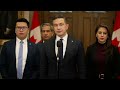 'Our youth have sacrificed enough': Poilievre responds to Carney's speech