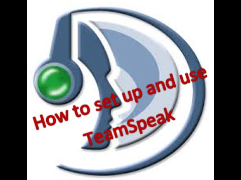 How to set up and use Teamspeak - YouTube