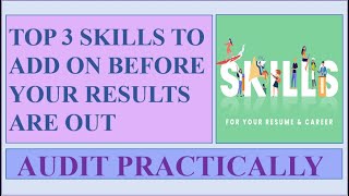 Top 3 Skills for CA| CA Aman Shaw