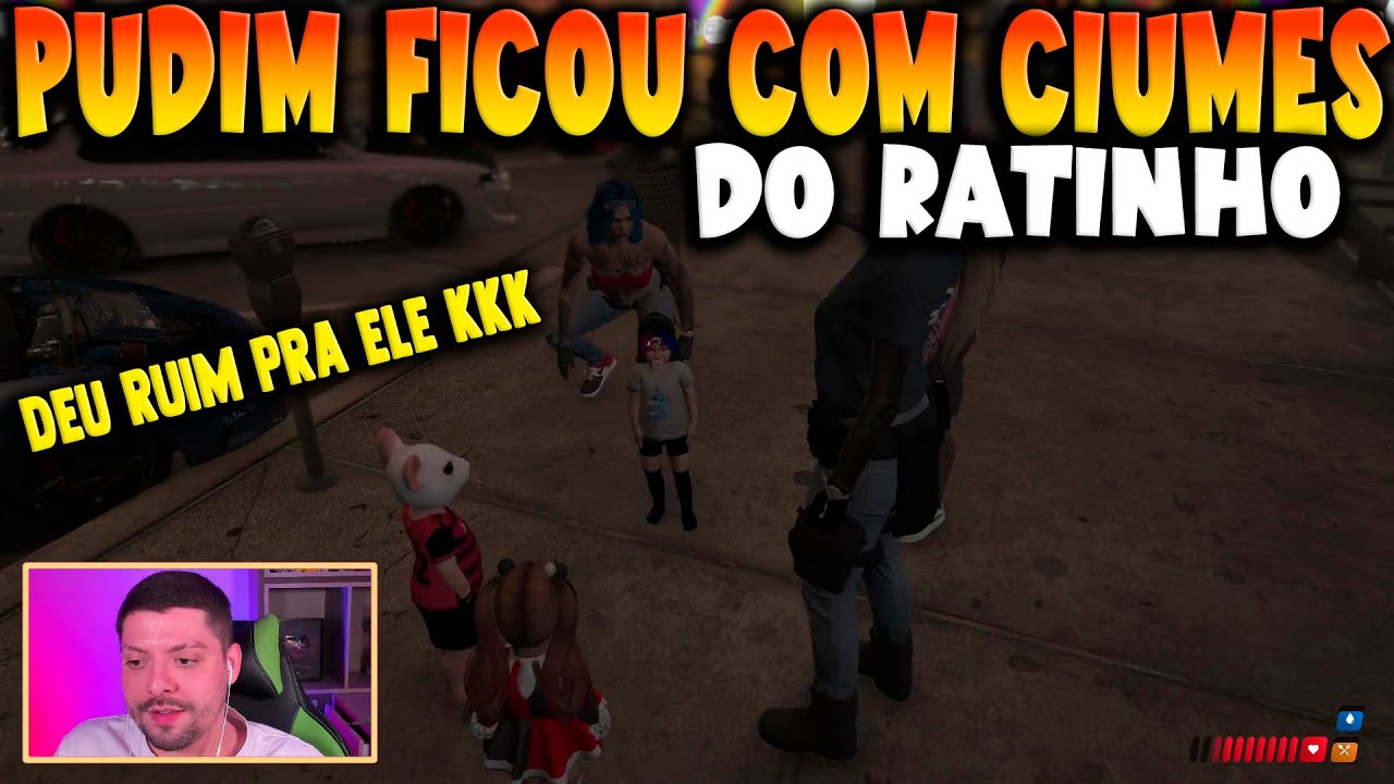 PUDIM FICOU COM CIÚMES DO RATINHO 👀🔥 *olha o que ela fez kkkkk*