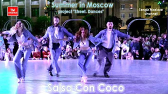 💥 Street dancing in Moscow. A fiery performance 💃🕺 Street dancing in Moscow. A fiery performance