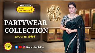Partywear Sarees Collection | WhatsApp Number 89 0001 0002 | Kancheepuram Varamahalakshmi Silks LIVE screenshot 4