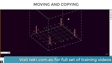 TEKLA COPYING AND MOVING