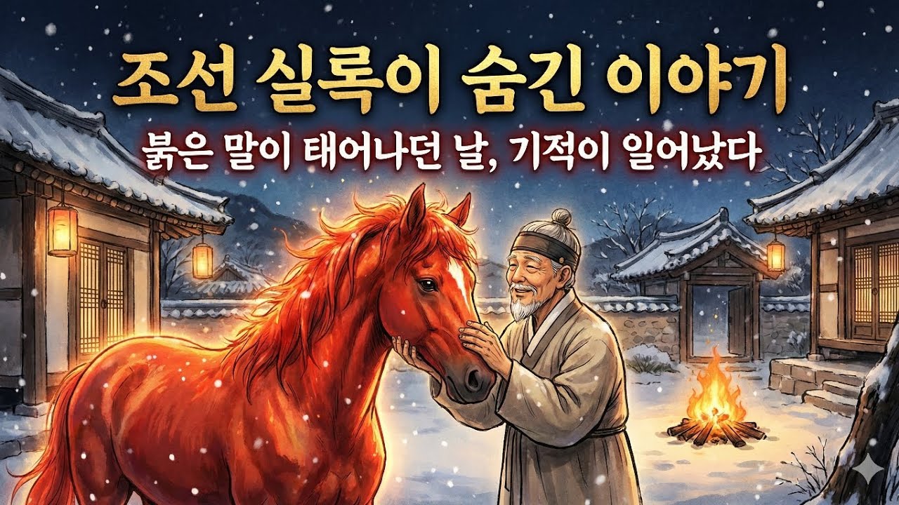 모두가 불길하다 외면했던 '붉은 말'이 가져온 기적 같은 선물 | 조선시대 실화 | 전설의고향 이야기