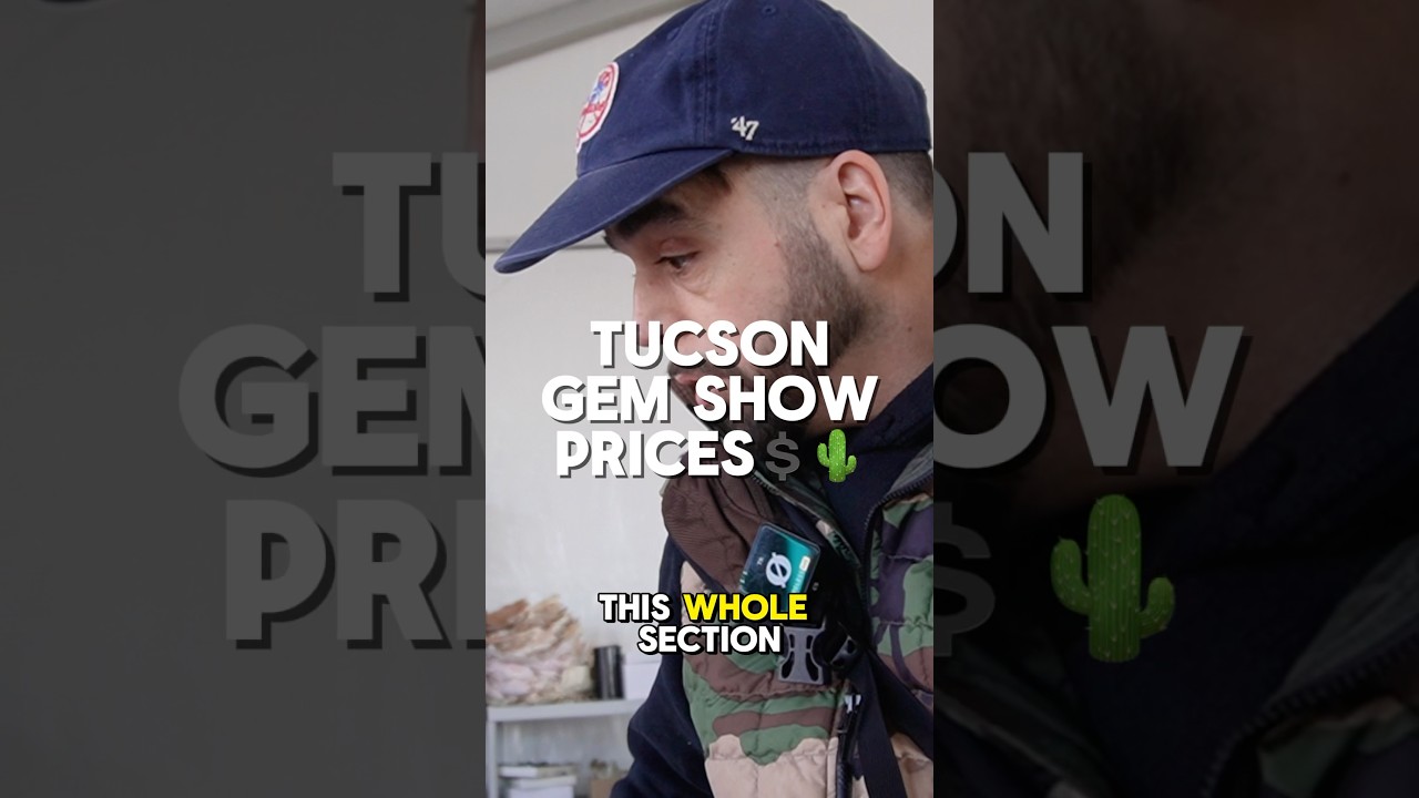 Prices at the Tucson Gem Show😳🌵 