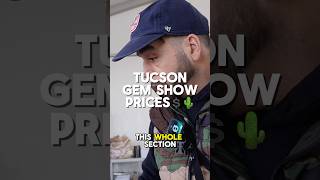 Prices at the Tucson Gem Show😳🌵 #tuscongemshow #crystalcollection #gemsandminerals  #shorts