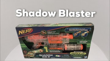Nerf Modulus Ghost Ops Shadow ICS-6 Blaster